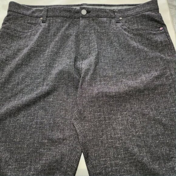 Jermyn & Bond Heathered Gray Straight Leg Trousers - Picture 4 of 6